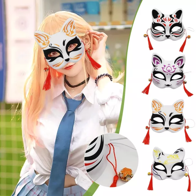 5 Pcs Therian Mask Cat Face Masquerade Halloween Masks Adults