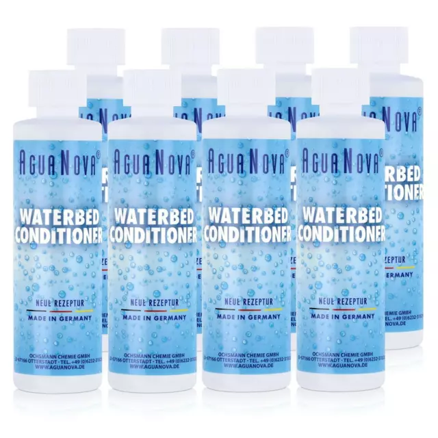 8x AguaNova Wasserbett Conditioner 250 ml, für Wasserbetten - Konditionierer