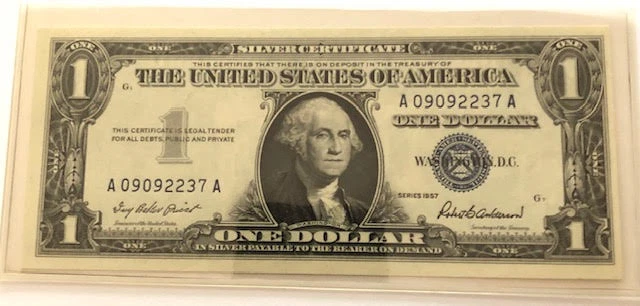 1957 $1 Silver Certificate - Uncirculated - FR1619-82