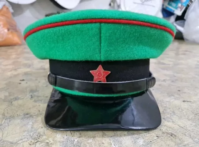 KGB USSR (КГБ) Soviet Russian Officer KGB 1950's Military Visor Cap Hat Reproduc
