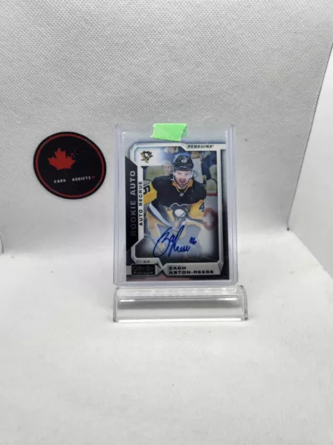 2018-19 Opc O-Pee-Chee Platinum Zach Aston-Reese R-Za Rookie Auto Rc