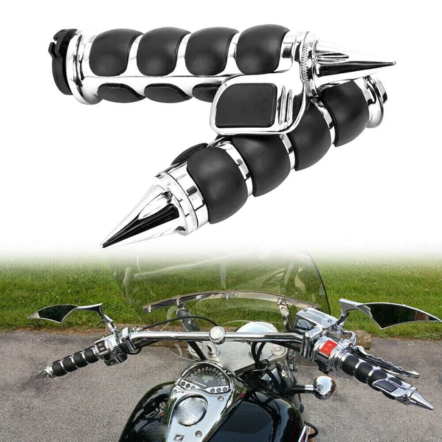 1" Motorcycle Hand Grips Handlebar For Harley Street Electra Road Glide Touring