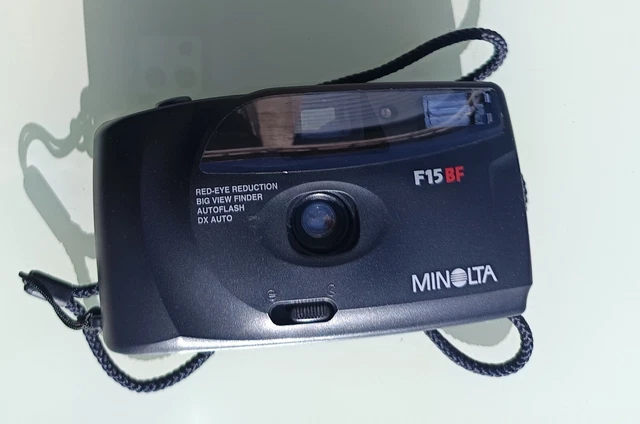Appareil Photo Argentique Minolta F15 BF – 35mm Compact – Testé Et Fonctionnel – Année 1997