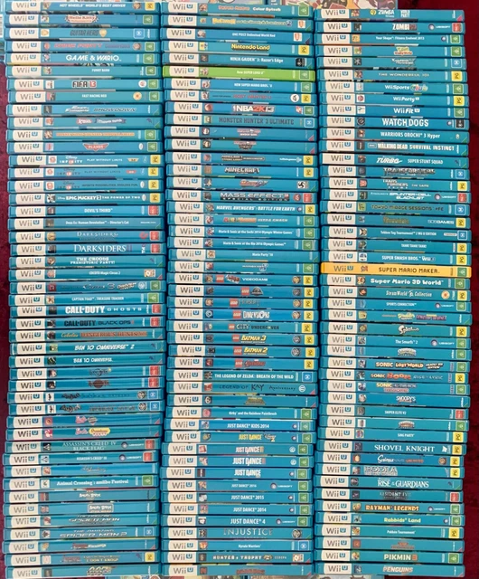 OVER 100 UNIQUE PAL Nintendo Wii U Games! Rare & hard to find Titles