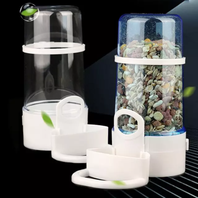 Automatic Bird Feeder Hamster Food Seed Dispenser for Budgie Parakeet Finch