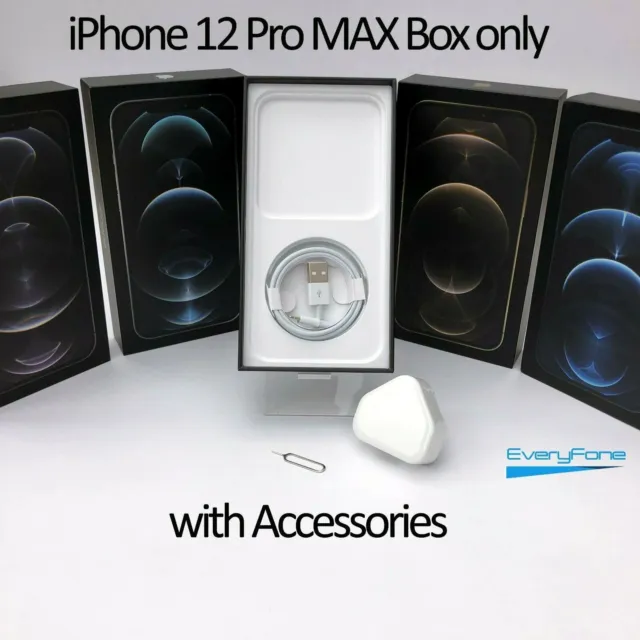 Original iPhone 12 Pro MAX box only with Accessories 128GB 256GB 512GB