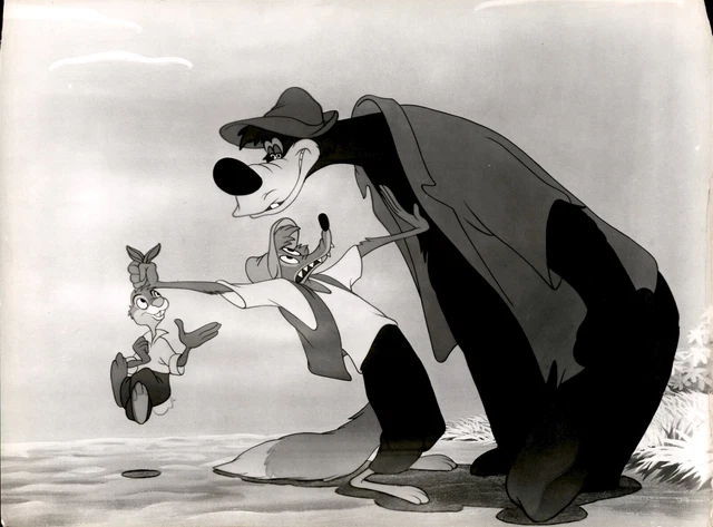 KC10 1946 Original Photo SONG OF THE SOUTH Disney Film Animals Cartoons Rabbit