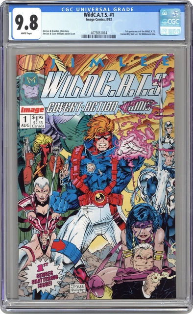 Wildcats Covert Action Teams 1A Direct CGC 9.8 1992 4073061014 1st app. Wildcats