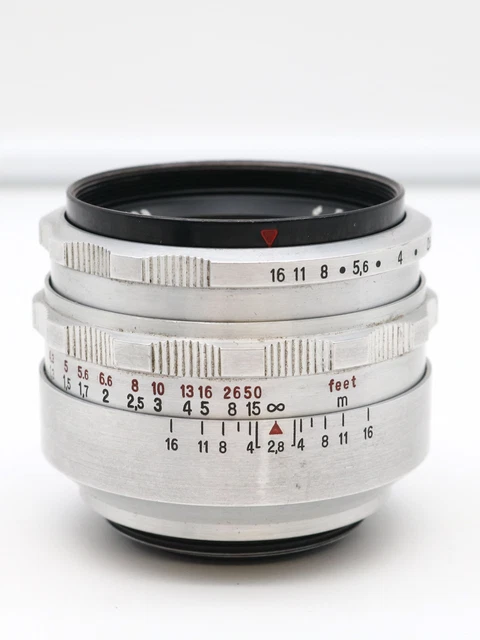 LENS CARL ZEISS Jena Tessar 50mm 50 MM 2.8/50 - M42 Connector