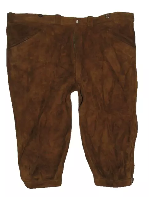 Men's Traditional Costume Kniebund- Leather Pants/Costume IN Braun Approx. Size