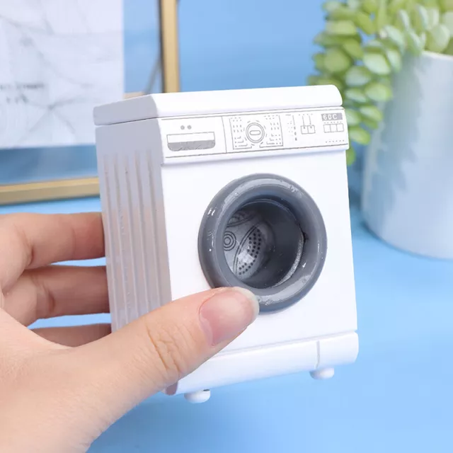 1/12 Dollhouse Miniature Roller Washing Machine Home Appliance Decor Kids To ZT