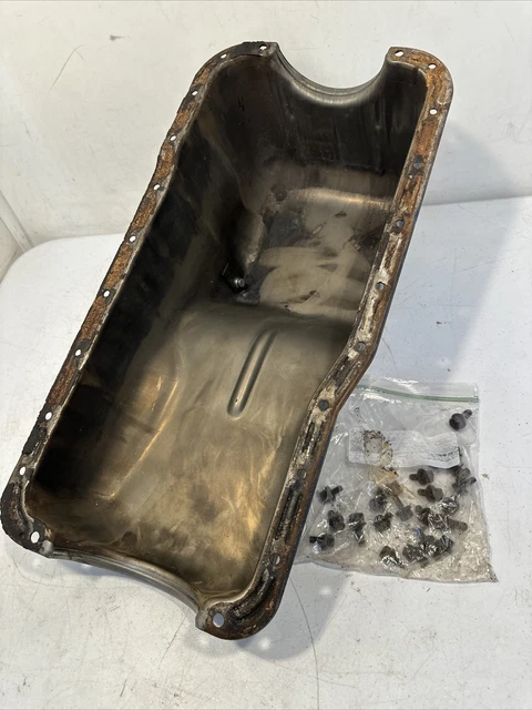 1965-1977 Ford 351 Windsor Front Sump 5qt Oil Pan Factory Original Vintage