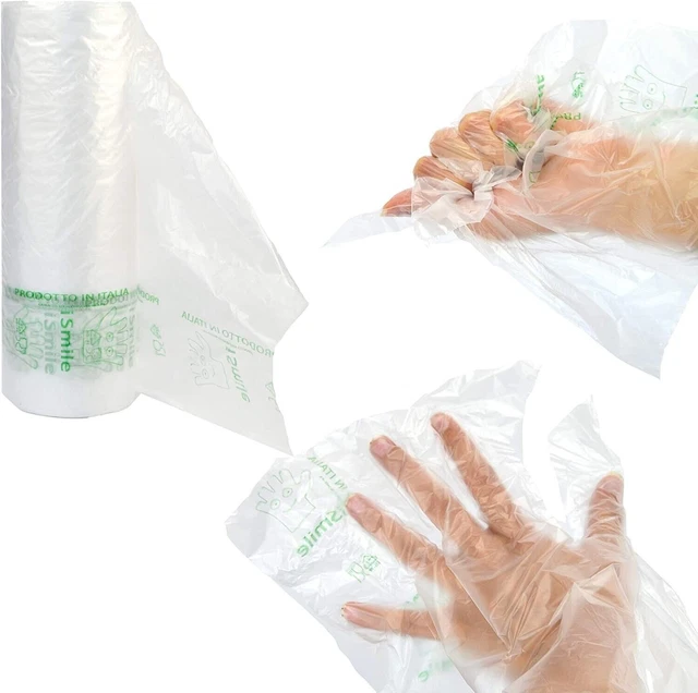 1500 Disposable Gloves FRUIT SUPERMARKET PETROL DOG MARKET MADE ITALY