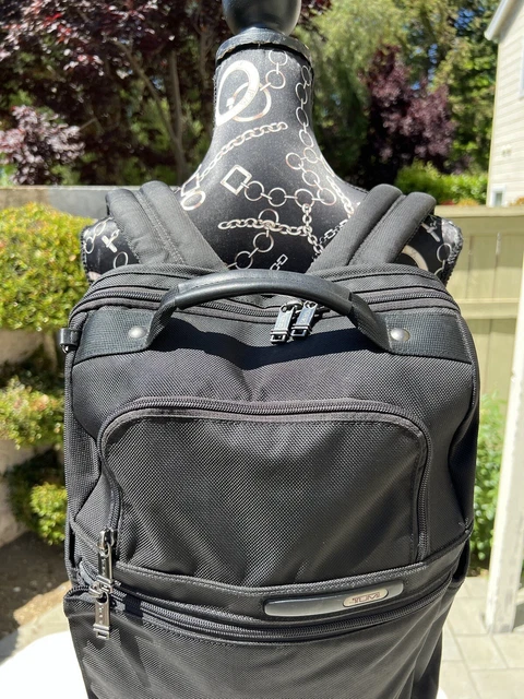 TUMI Alpha 3 Alpha3 Black ballistic Nylon Padded Laptop Backpack bag 263177d4 3