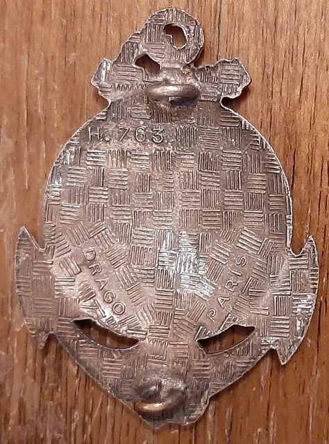 Insigne Badge 43° RI LILLE 1638 Régiment Infanterie ORIGINAL DELSART H