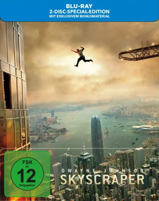 Skyscraper - Limited Steelbook (Dwayne Johnson) # BLU-RAY+DVD-NEU