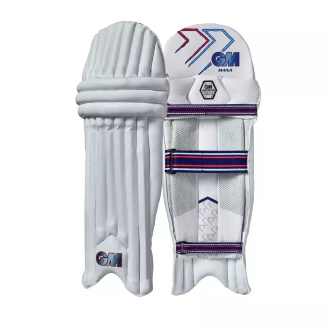 GM  Cricket Mana Batting Pads New for 2024, Ambidextrous (Size- Youth & Adult)
