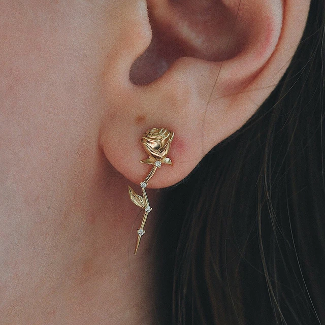 Boucles D'oreilles Vintage – Dorées, Clips, Style Tolède, Bon état