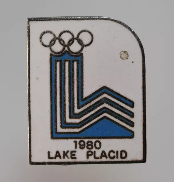 Distintivo sportivo olimpiadi invernali lake placid USA 1980