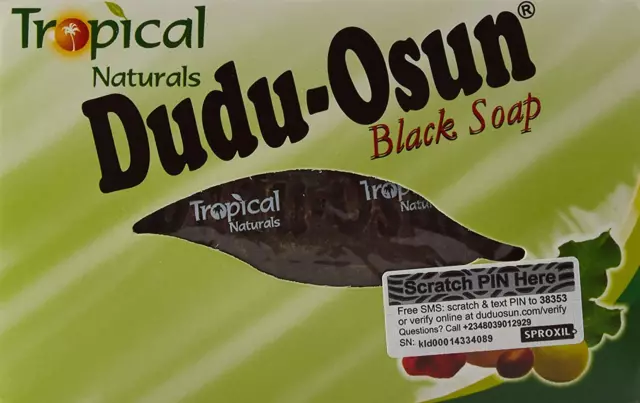 Dudu Osun Afrikanische Schwarze Seife, 150 G, Natürlich Und Rein, 6 Stück