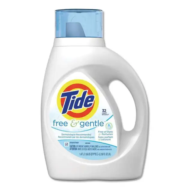 Free & Gentle Liquid Laundry Detergent, 100 oz Bottle, 4/Carton