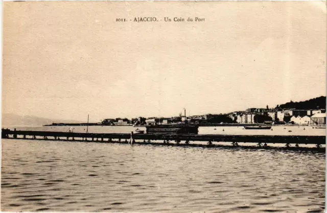 CPA CORSE - AJACCIO - Un coin du Port (710175)