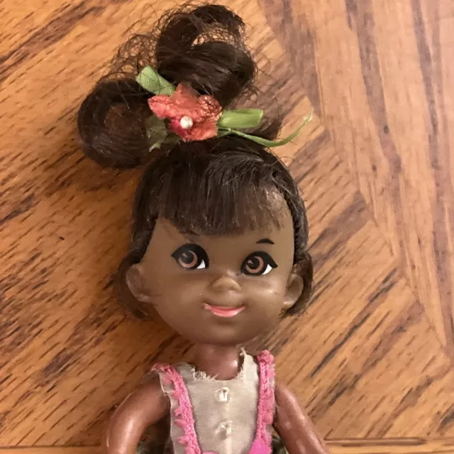 ROLLY TWIDDLE Vintage 1965 Mattel Little Kiddles Doll African American Rare