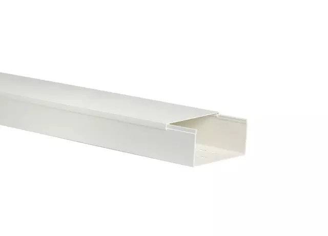 goulotte électrique 90x40mm, 2m blanc, lot de 5