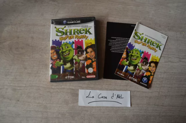 Shrek Super Party sur Nintendo Gamecube - FR rare !