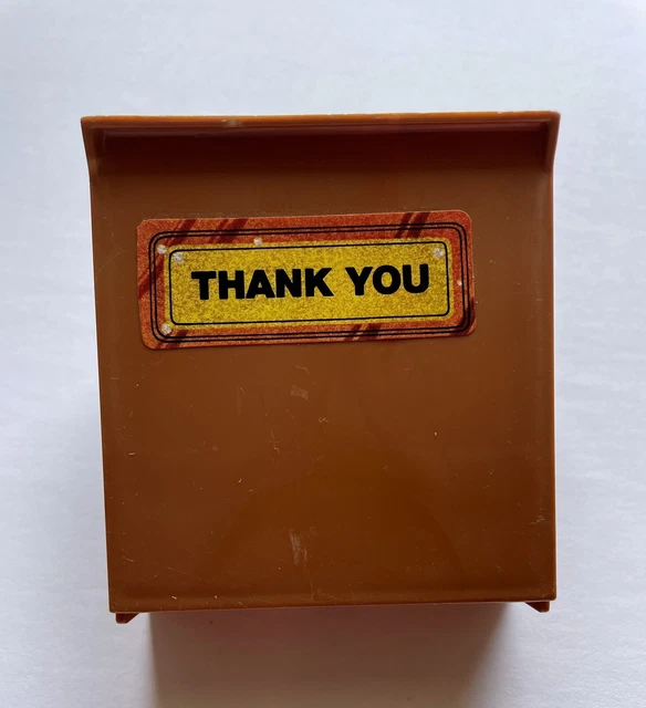 Vintage 1982 Mattel Barbie Loves McDonald's Playset Brown Replacement Trash can