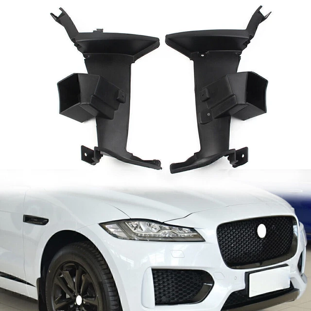 1 Pair Front Bumper Mount Bracket For Jaguar F-Pace R-Sport Sport S Sport 17-20