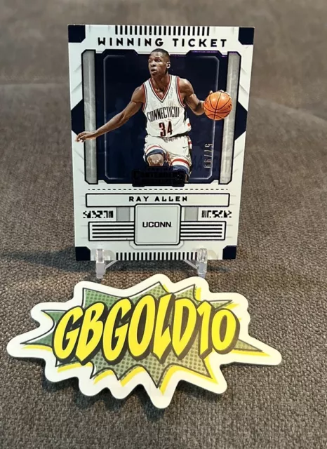 2020 Contenders Draft Picks Winning Ticket #40 Ray Allen NBA HOF Purple /99 NM+