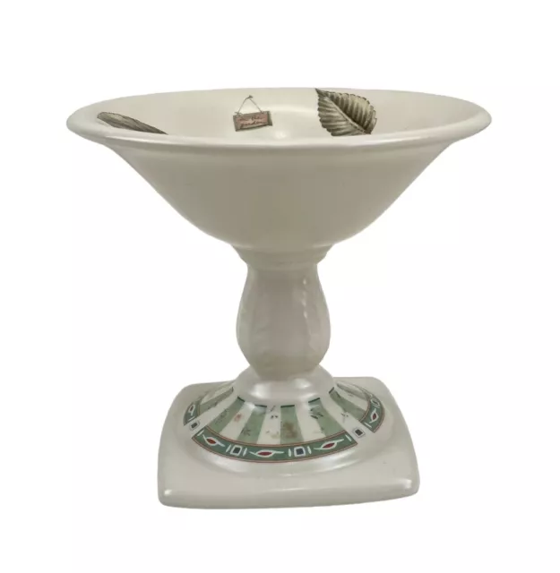 Tazón de pedestal votivo Pfaltzgraff Naturewood para baño de pájaros