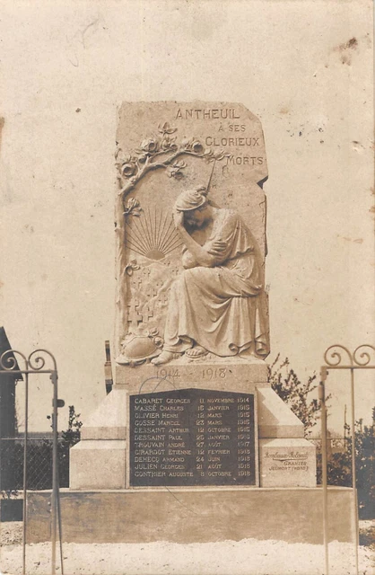 Cpa 60 Antheuil / Carte Photo