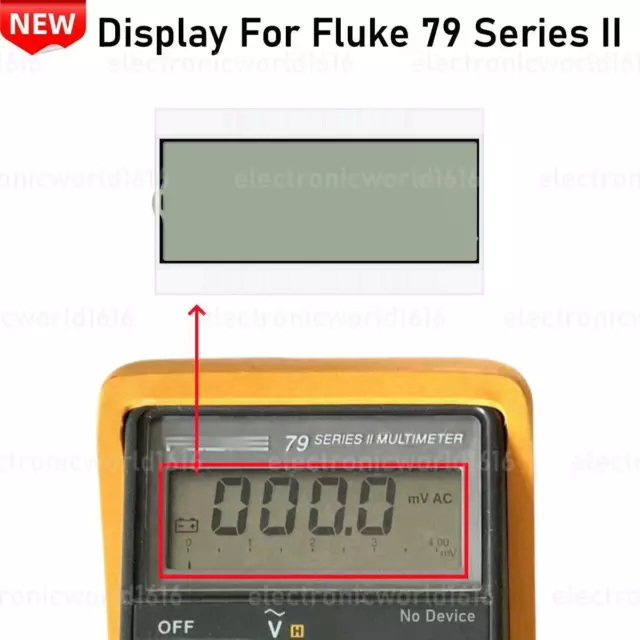 For Fluke 79 Series II 79-2 Digital Multimeters LCD Display Screen Replacement