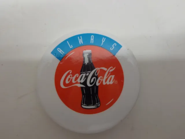 Vintage Always Coca Cola Pin Button Badge