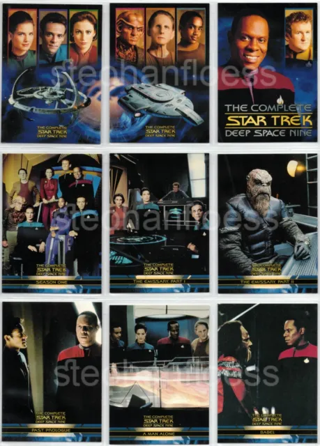 The Complete Star Trek Deep Space Nine Complete Base Set Official Binder