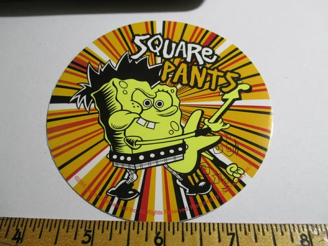 SPONGEBOB SQUAREPANTS STICKER NOS Cartoons Nickelodeon 2005 £8.12 ...