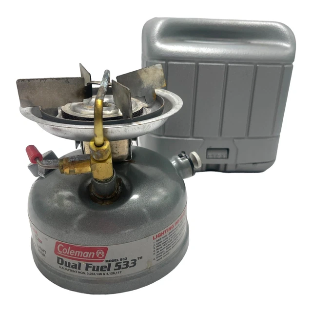 COLEMAN SPORTSTER II Model 533 Dual Fuel Single Burner Camping Hiking