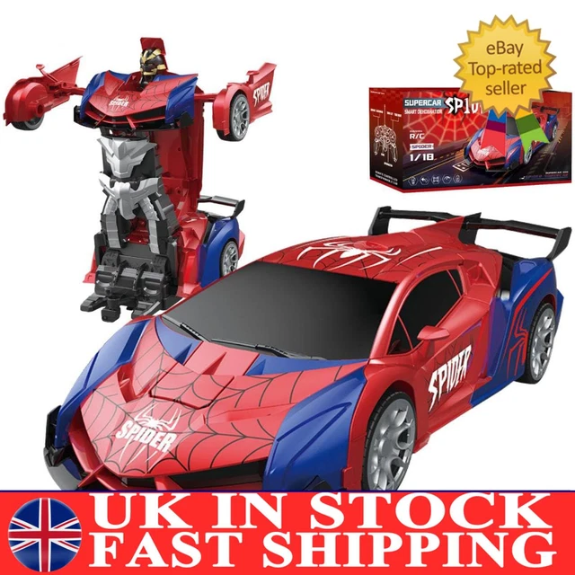FAST 360° ROTATION Robot Spider Transform RC Cars Toys, Birthday Gift ...