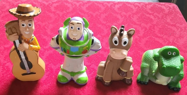 TOY STORY DISNEY Pixar Buzz Lightyear Woody Bullseye & Rex figures 5" £ ...