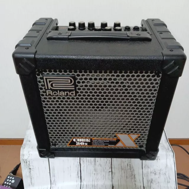Roland Cube 20X Guitar Amplifier Tested Good condition from JAPAN
