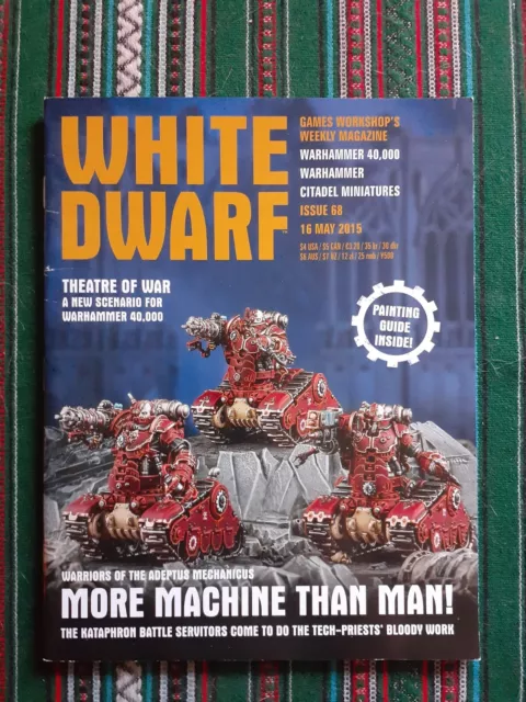 White Dwarf Magazine Issue 68 May 2015 Games Workshop Warhammer Like New Used