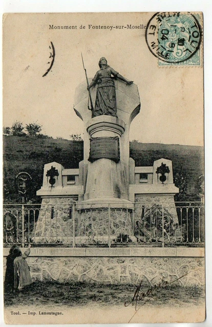 FONTENOY SUR MOSELLE - Meurthe et Moselle - CPA 54 - Monument to the Dead 1870 7
