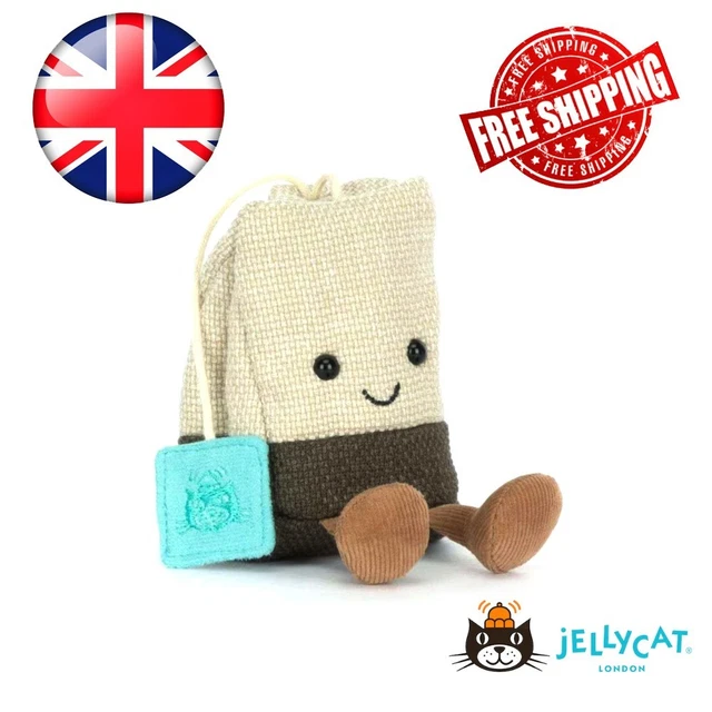 JELLYCAT AMUSEABLES STEEPY Tea Bag Brand New With Tags £20.00