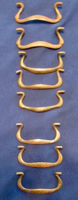 8 Iron Drawer Pull Handles some matching 3.25" 3.5" to inserts    #290