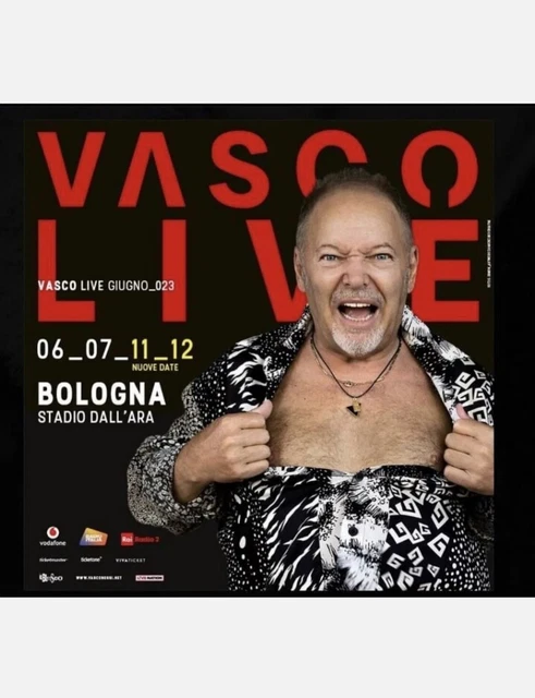 VASCO ROSSI BOLOGNA 12/06/2023 - PRATO GOLD + BUS! - 2 biglietti disponibili