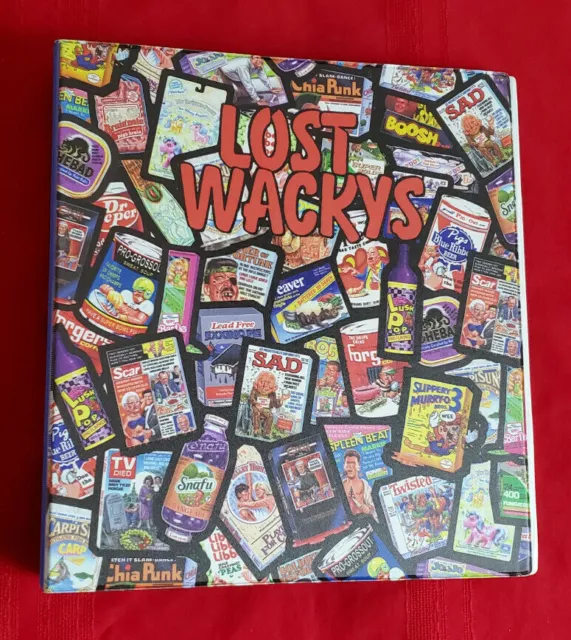 2008 Topps Lost Wacky Packages 2Nd Series Official Binder Brand New 3