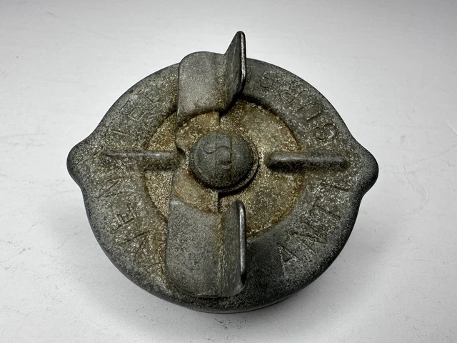 Original S Rivet Camaro Chevelle GTO Vented Anti Surge Cap - Authentic & Good Co