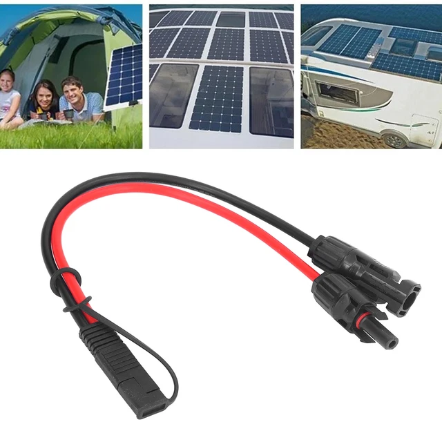 10AWG SAE CONNECT Cable Rv 0.35M 13.78In Solar Panel Cable Connectors ...